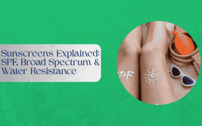 Sunscreens Explained: SPF, Broad Spectrum & Water Resistance